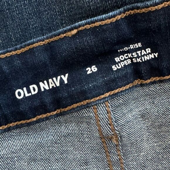 OLD NAVY Mid-Rise Rockstar Super-Skinny Jeans Women’s Plus Size 26 - Picture 4 of 5